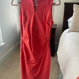 Sara Campbell Vibrant Red Midi Dress